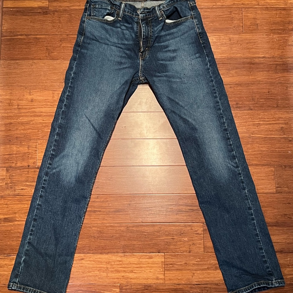 Levi's Dark Blue Straight Men's Jeans